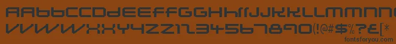 lunasol sequence Font – Black Fonts on Brown Background