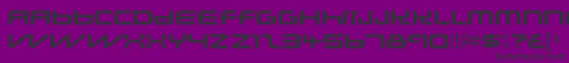 フォントlunasol sequence – 紫の背景に黒い文字