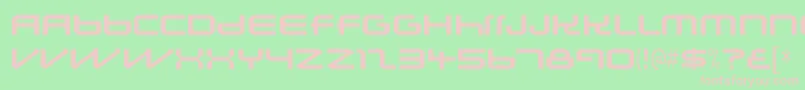 lunasol sequence Font – Pink Fonts on Green Background