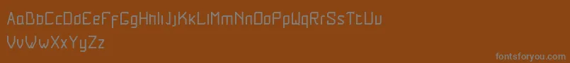 Шрифт Lurix – серые шрифты на коричневом фоне