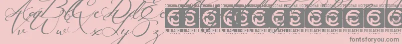 More about Lusya Free Font Lusya Free Font – Gray Fonts on Pink Background