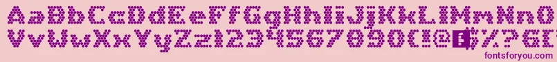 HexGirlfriend Font – Purple Fonts on Pink Background