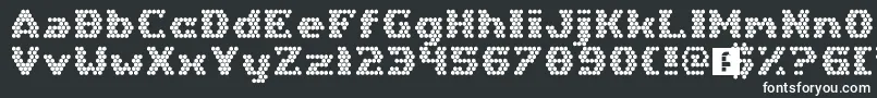 HexGirlfriend Font – White Fonts on Black Background