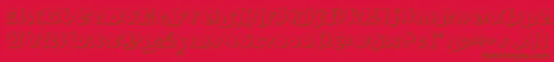 Lisätietoja luxcontratenebras3d-fontista luxcontratenebras3d-fontti – ruskeat fontit punaisella taustalla