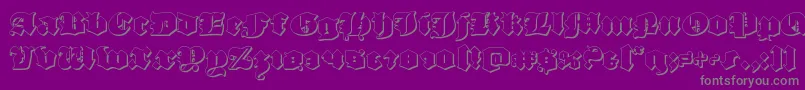 Lisätietoja luxcontratenebras3d-fontista luxcontratenebras3d-fontti – harmaat kirjasimet violetilla taustalla