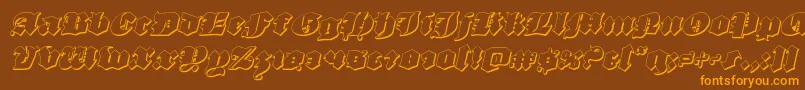 More about luxcontratenebras3dital Font luxcontratenebras3dital Font – Orange Fonts on Brown Background