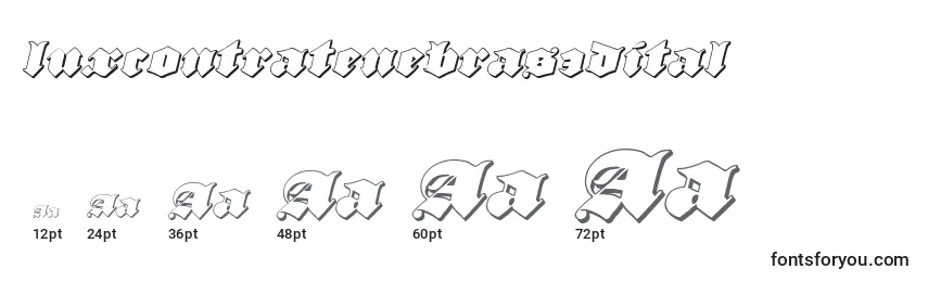 Luxcontratenebras3dital Font Sizes