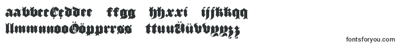 Czcionka luxcontratenebrascond – azerbejdżańskie czcionki