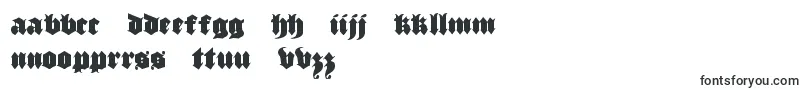 Czcionka luxcontratenebrascond – esperanto czcionki