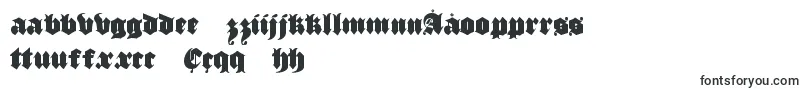 luxcontratenebrascond-Schriftart – usbekische Schriften