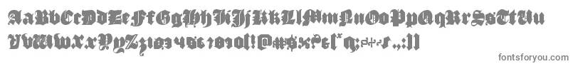 フォントluxcontratenebrascond – 白い背景に灰色の文字