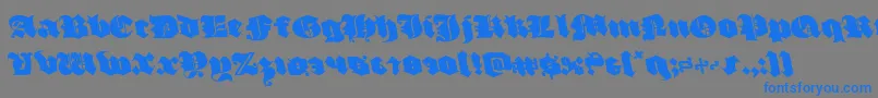 More about luxcontratenebrasleft Font luxcontratenebrasleft Font – Blue Fonts on Gray Background
