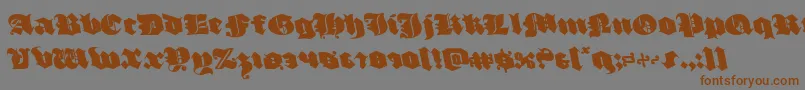 More about luxcontratenebrasleft Font luxcontratenebrasleft Font – Brown Fonts on Gray Background