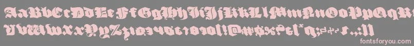 fuente luxcontratenebrasleft – Fuentes Rosadas Sobre Fondo Gris