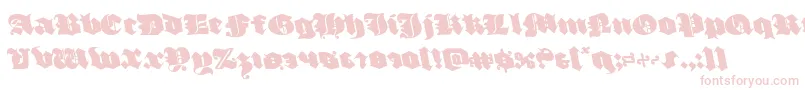 Saiba mais sobre a fonte luxcontratenebrasleft Fonte luxcontratenebrasleft – fontes rosa em um fundo branco