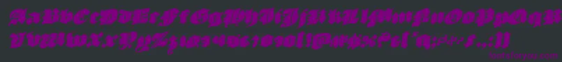 luxcontratenebrasrotal Font – Purple Fonts on Black Background