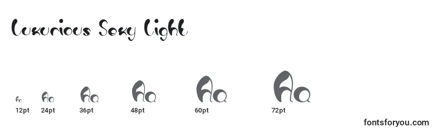 Luxurious Sexy Light Font Sizes
