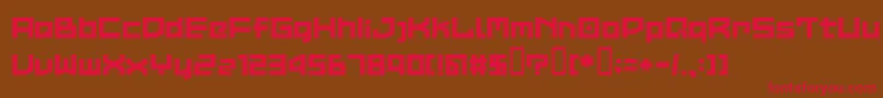 LVDCC    Font – Red Fonts on Brown Background