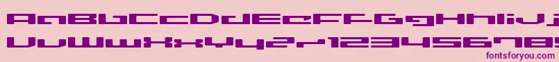 LVDCD    Font – Purple Fonts on Pink Background