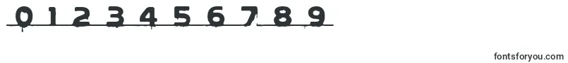 フォントLVDCG    – 数字と数値のためのフォント