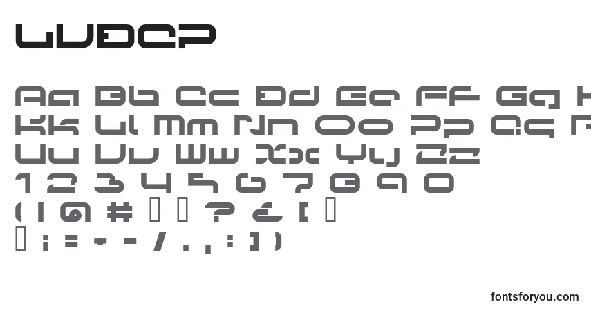 Fuente LVDCP    (133142) - alfabeto, números, caracteres especiales