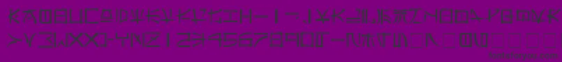 Fareast Font – Black Fonts on Purple Background