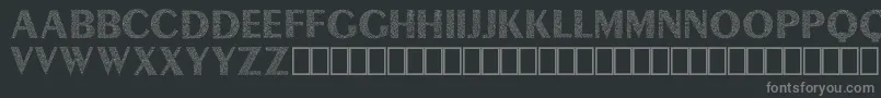 Lyra Demo-Schriftart – Graue Schriften auf schwarzem Hintergrund