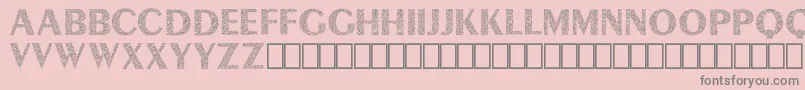 Lyra Demo-Schriftart – Graue Schriften auf rosa Hintergrund
