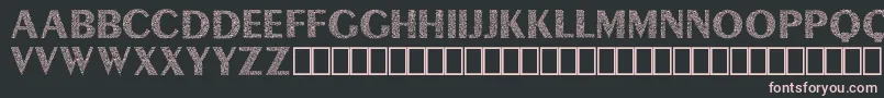 Lyra Demo Font – Pink Fonts on Black Background