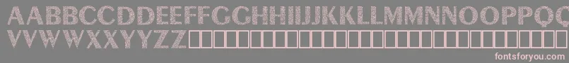Lyra Demo Font – Pink Fonts on Gray Background
