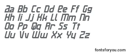 Maass slicer Italic Font