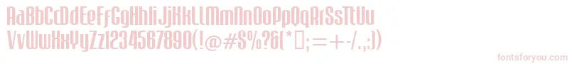 Czcionka Mabella – różowe czcionki na białym tle