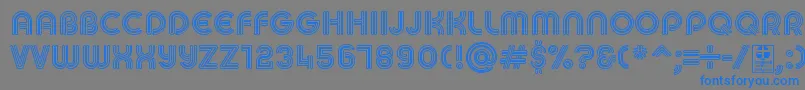 More about MACCOS REGULAR Demo Font MACCOS REGULAR Demo Font – Blue Fonts on Gray Background