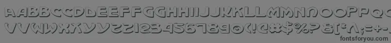 Machv2s Font – Black Fonts on Gray Background