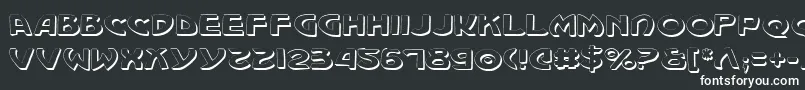 Machv2s Font – White Fonts on Black Background