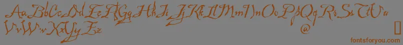 MAD      Font – Brown Fonts on Gray Background