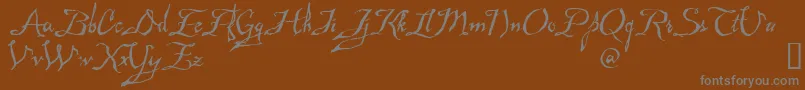 MAD      Font – Gray Fonts on Brown Background