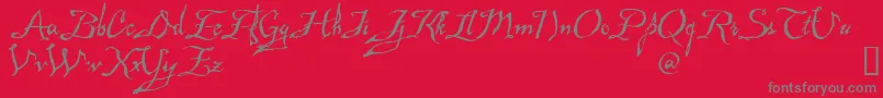 MAD      Font – Gray Fonts on Red Background