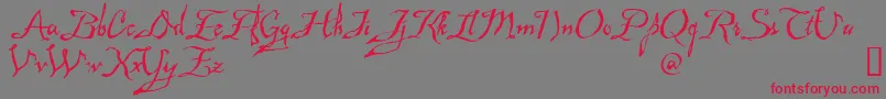 MAD      Font – Red Fonts on Gray Background