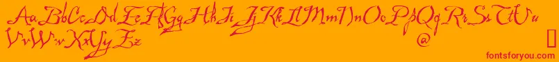 MAD      Font – Red Fonts on Orange Background