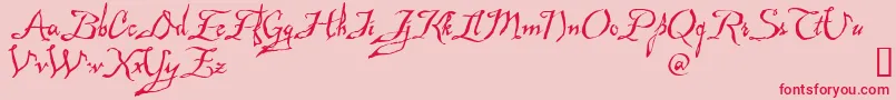 MAD      Font – Red Fonts on Pink Background