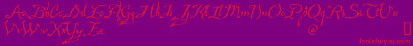 MAD      Font – Red Fonts on Purple Background