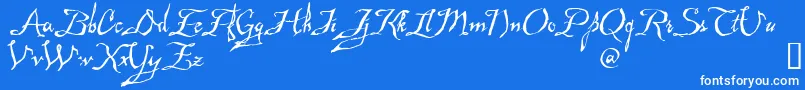 MAD      Font – White Fonts on Blue Background