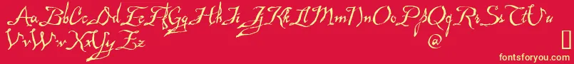 MAD      Font – Yellow Fonts on Red Background