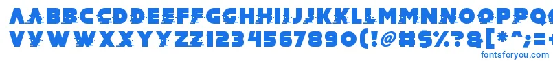 Подробнее о шрифте Mad Hacker Шрифт Mad Hacker – синие шрифты