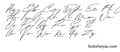 フォントMaddison Signature DEMO