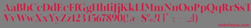 MADE Canvas Black PERSONAL USE Font – Red Fonts on Gray Background
