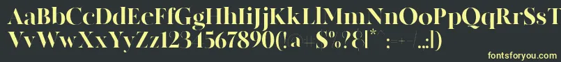 MADE Canvas Black PERSONAL USE Font – Yellow Fonts on Black Background