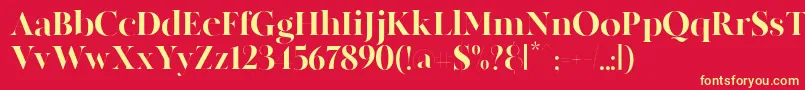 MADE Canvas Black PERSONAL USE Font – Yellow Fonts on Red Background