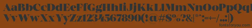 MADE Coachella Black PERSONAL USE Font – Black Fonts on Brown Background